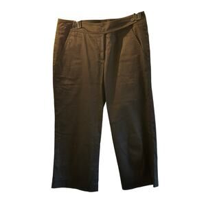 Sandro sportswear black capris size 8 business casual